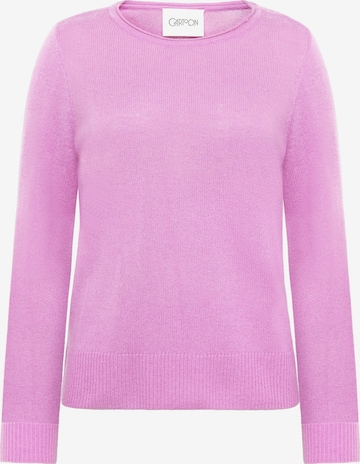 Pull-over Cartoon en violet : devant