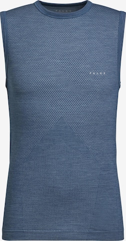 FALKE Base Layer in Blau: Vorderseite