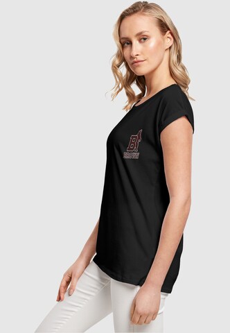 Merchcode Shirt 'Brown University - Bear Initial' in Zwart