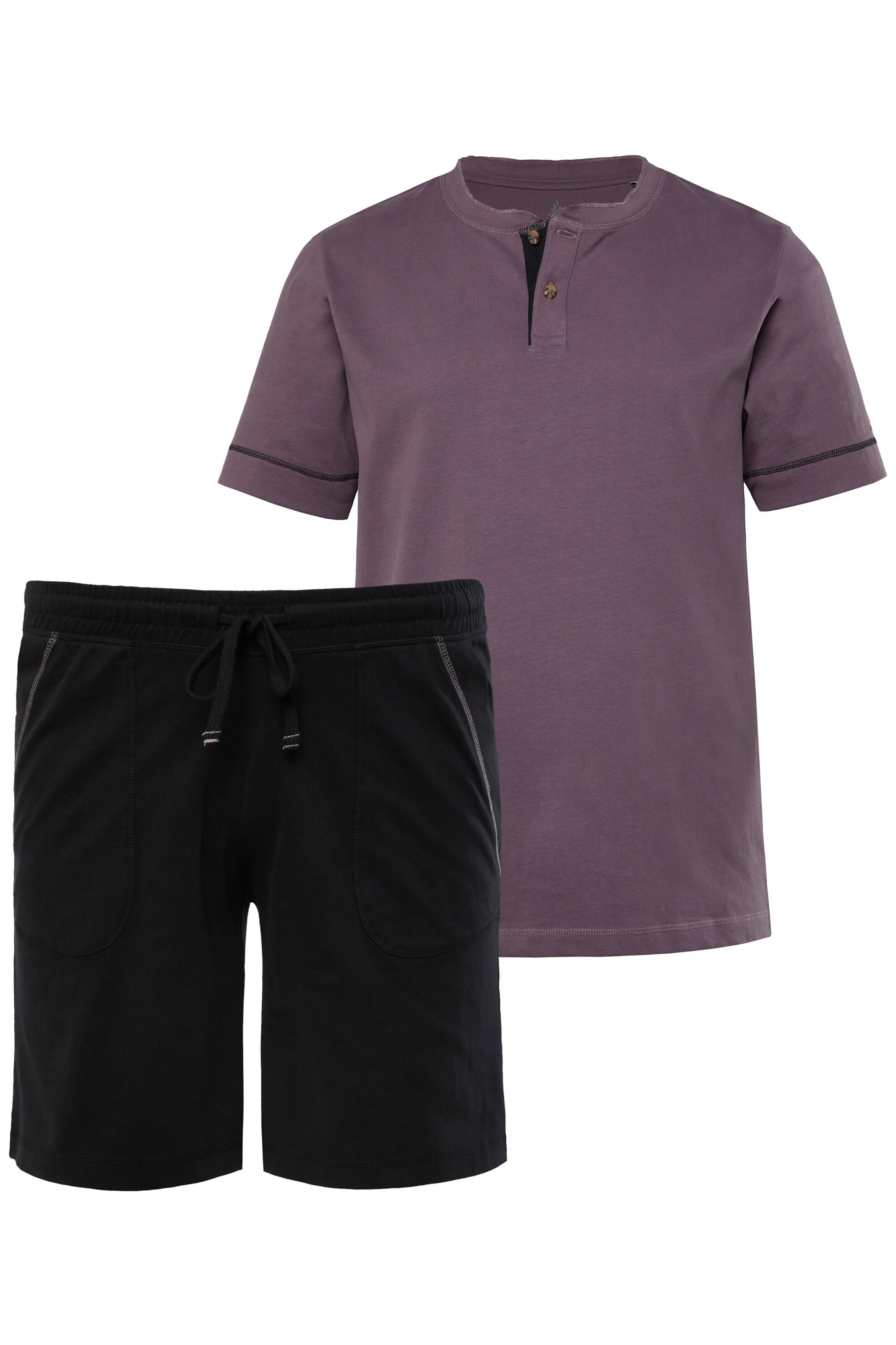 JP1880 Pyjama kort in Lila: voorkant