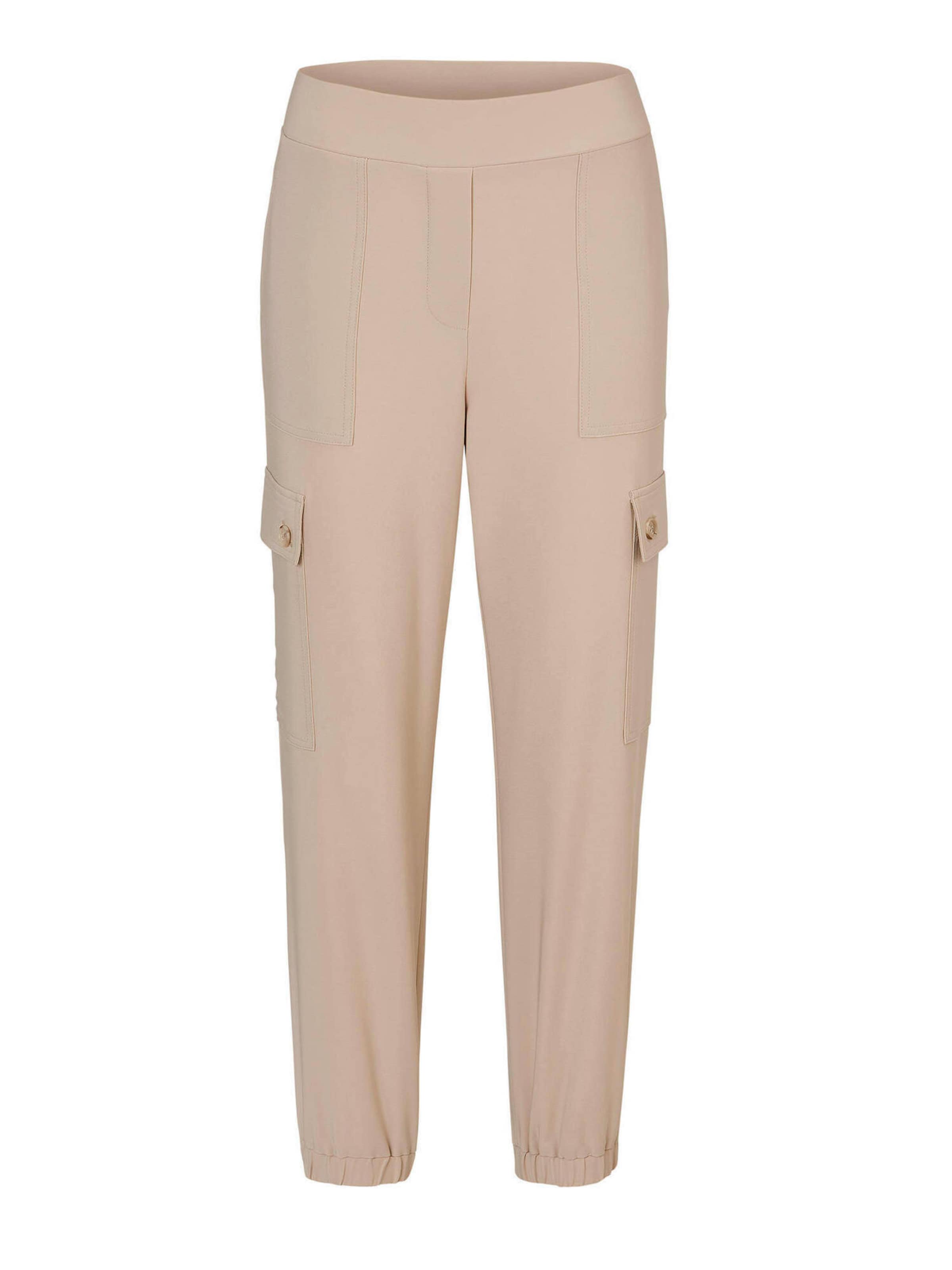 Goldner Slim fit Trousers in Beige: front