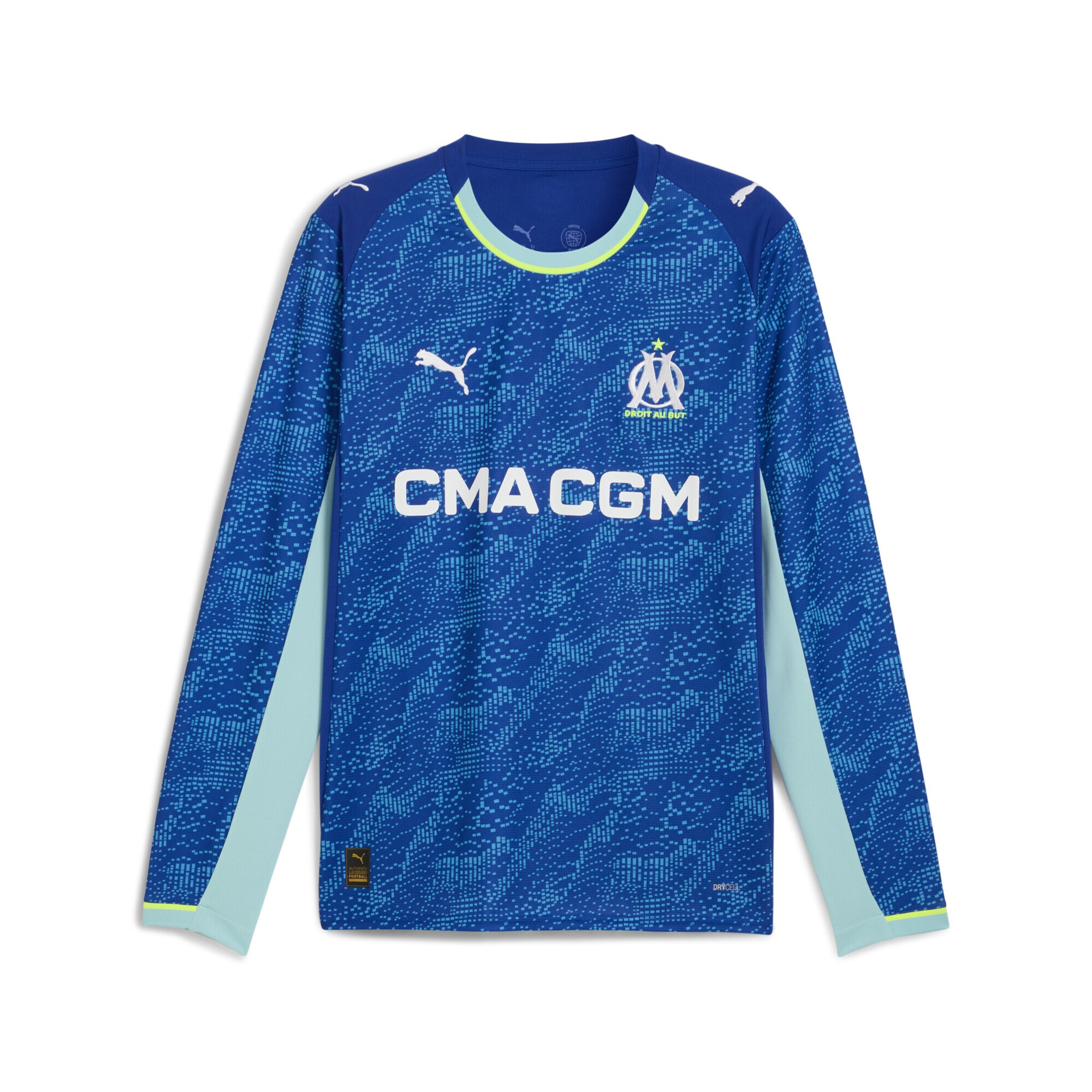 PUMA Tricot 'Olympique de Marseille 25/26' in Blauw: voorkant