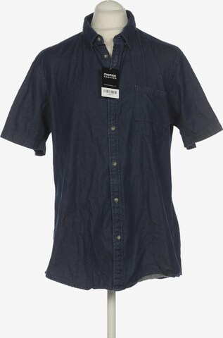 EDC BY ESPRIT Button Up Shirt in XL in Blue: front