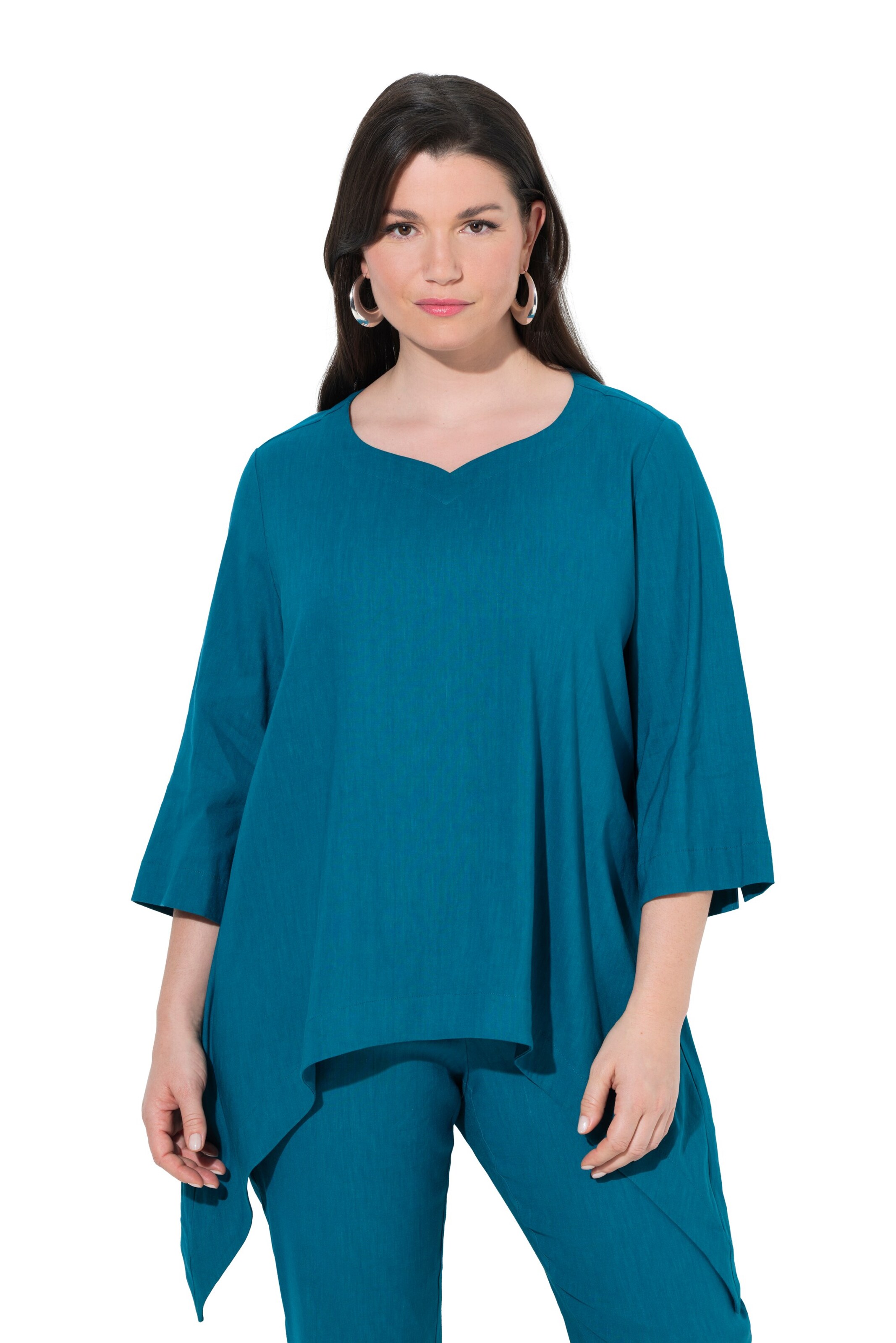 Ulla Popken Blouse in Blue: front