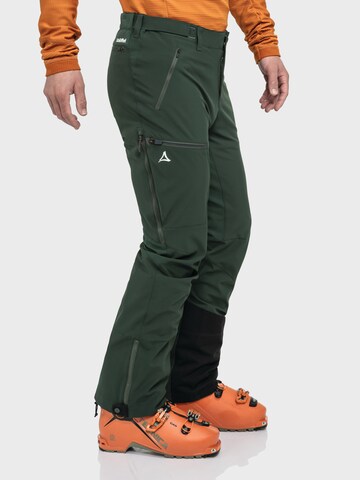 Schöffel Regular Outdoor trousers 'Matrei' in Green