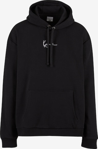 Karl KaniSweater majica - crna boja: prednji dio