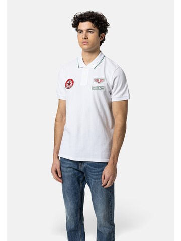 T-Shirt 'Emilio' 19V69 ITALIA en blanc