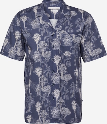 By Garment Makers Button Up Shirt 'Elmer' in Blue: front