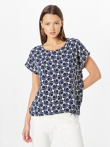 Key Largo Bluse 'GARLIC' i blå: forside