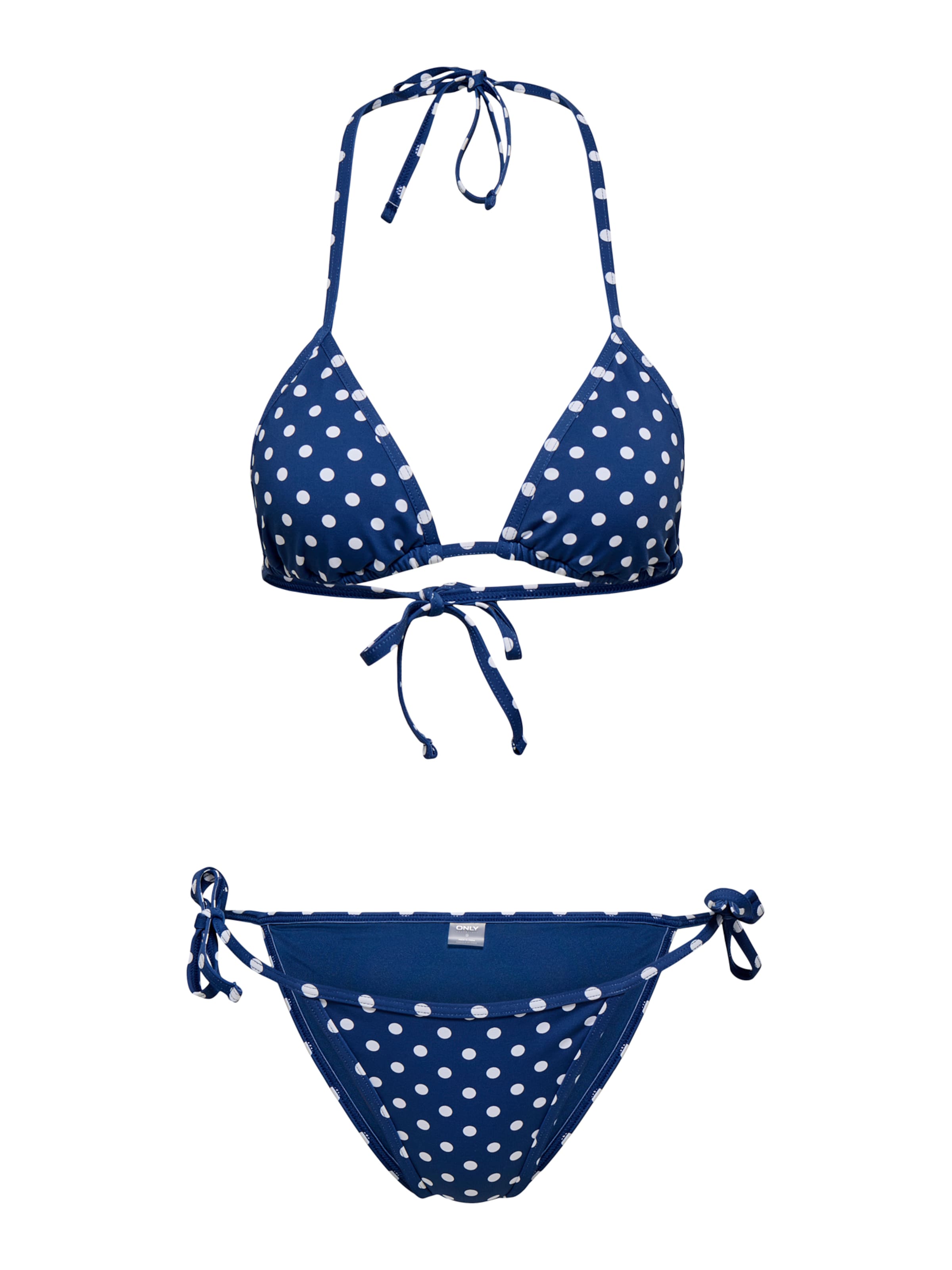ONLY Triangel Bikini 'ONLMaseille' i blå: forside