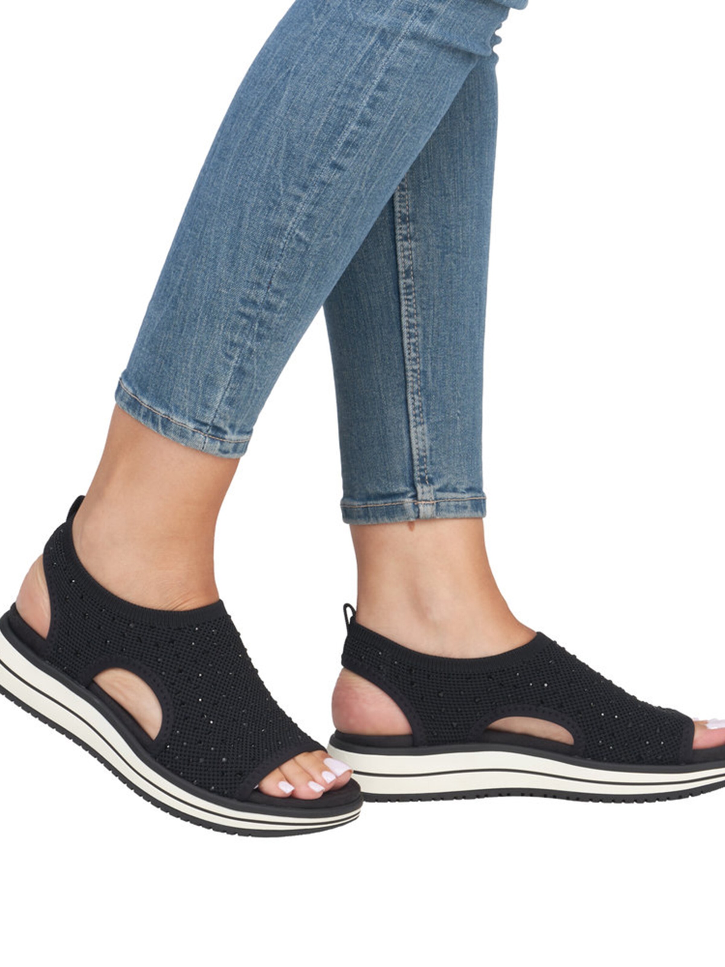 Sandales REMONTE en noir