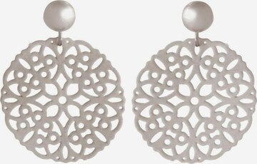 Gemshine Earrings in Silver: front