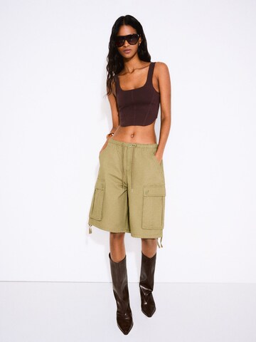 Bershka Top in Braun: Vorderseite