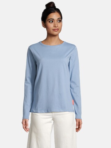 salzhaut Shirt 'Kant' in Blauw: voorkant