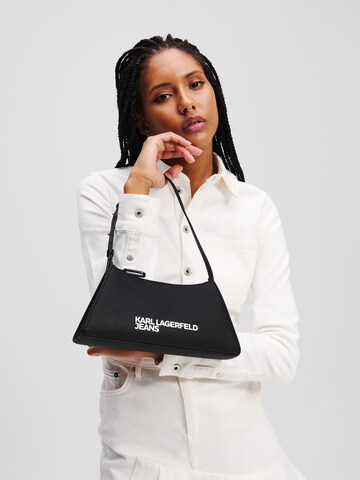 Sac bandoulière KARL LAGERFELD JEANS en noir : devant