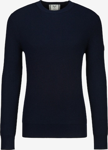 19V69 ITALIA Pullover 'Riziero' in Blau: Vorderseite