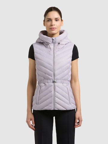 Gilet 'Demie' di khujo in lilla: frontale