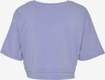 purpurinė LASCANA Marškinėliai