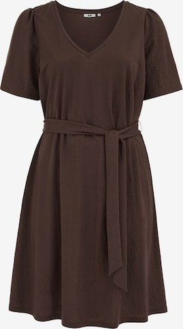 WE Fashion Mekko värissä ruskea: etupuoli