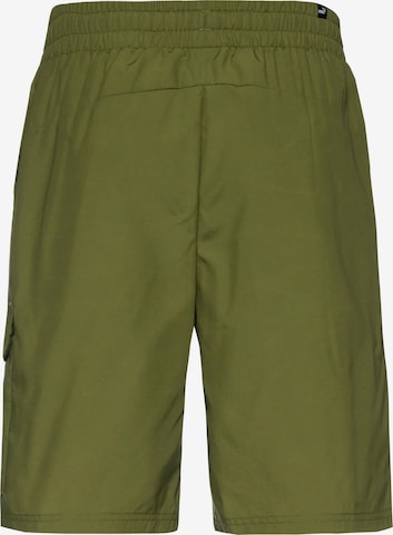 PUMA Loose fit Cargo Pants 'Essentials' in Green