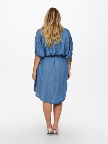 ONLY Carmakoma Shirt Dress 'Canto' in Blue