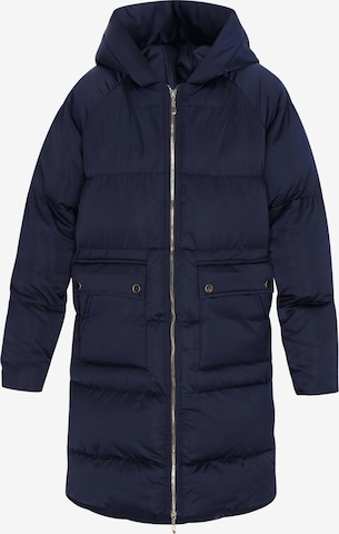 Manteau d’hiver faina en bleu : devant