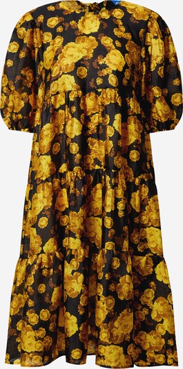 Rochie 'Lilicras' Crās pe galben / negru, Vizualizare produs