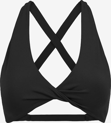 OMNANA Bralette Sports Bra 'MUSE™' in Black: front