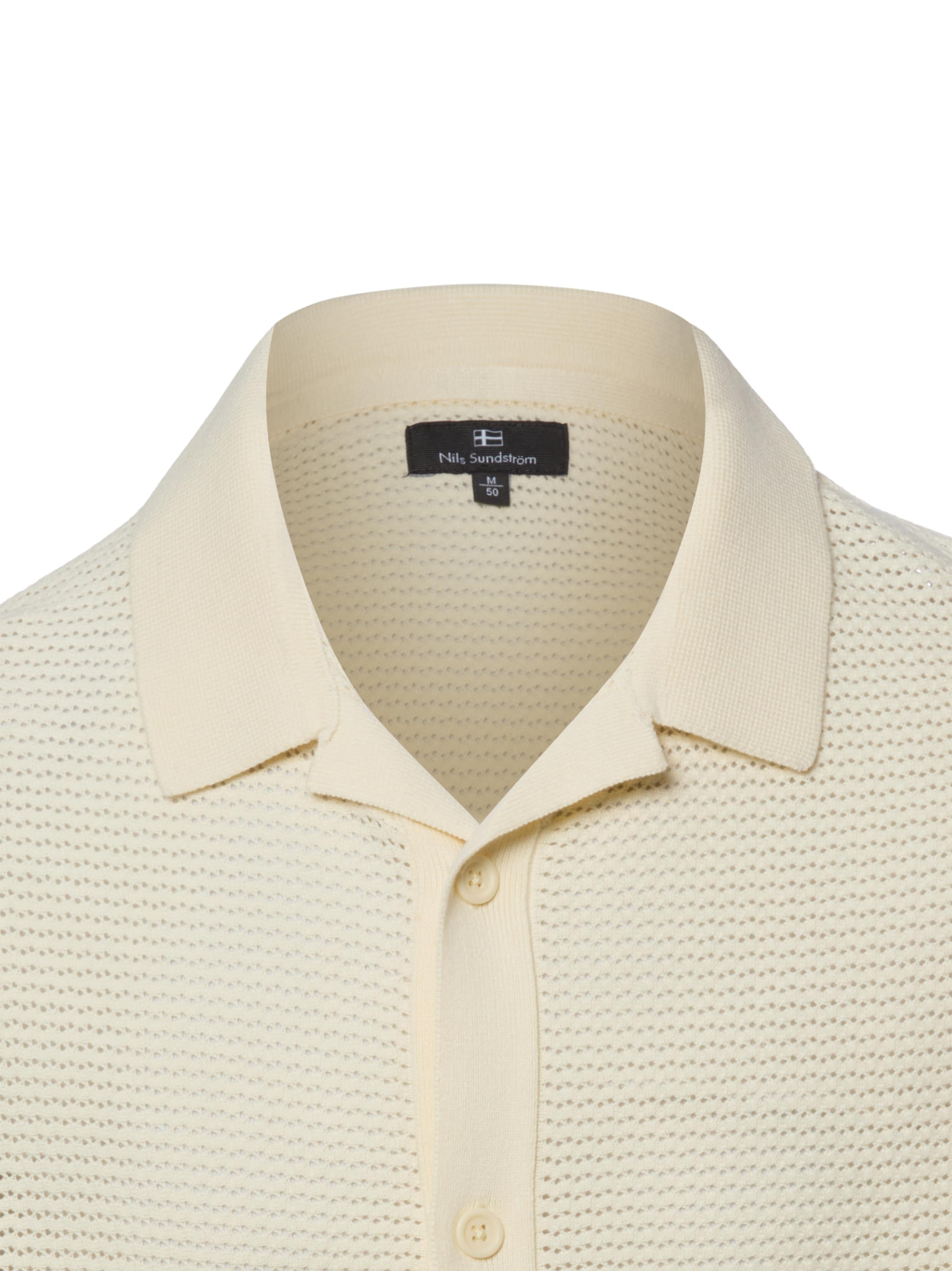 Nils Sundström Comfort fit Overhemd 'Eric' in Beige