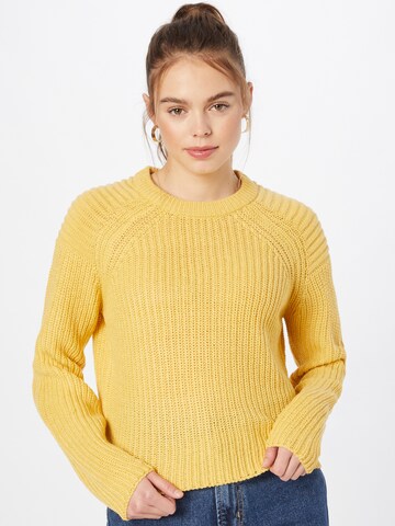 Pull-over 'Elisia' ONLY en jaune : devant