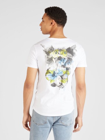 Tricou 'DARK FATE' de la Key Largo pe alb