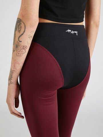 Hey Honey Skinny Sportbroek 'Jane Fig' in Rood