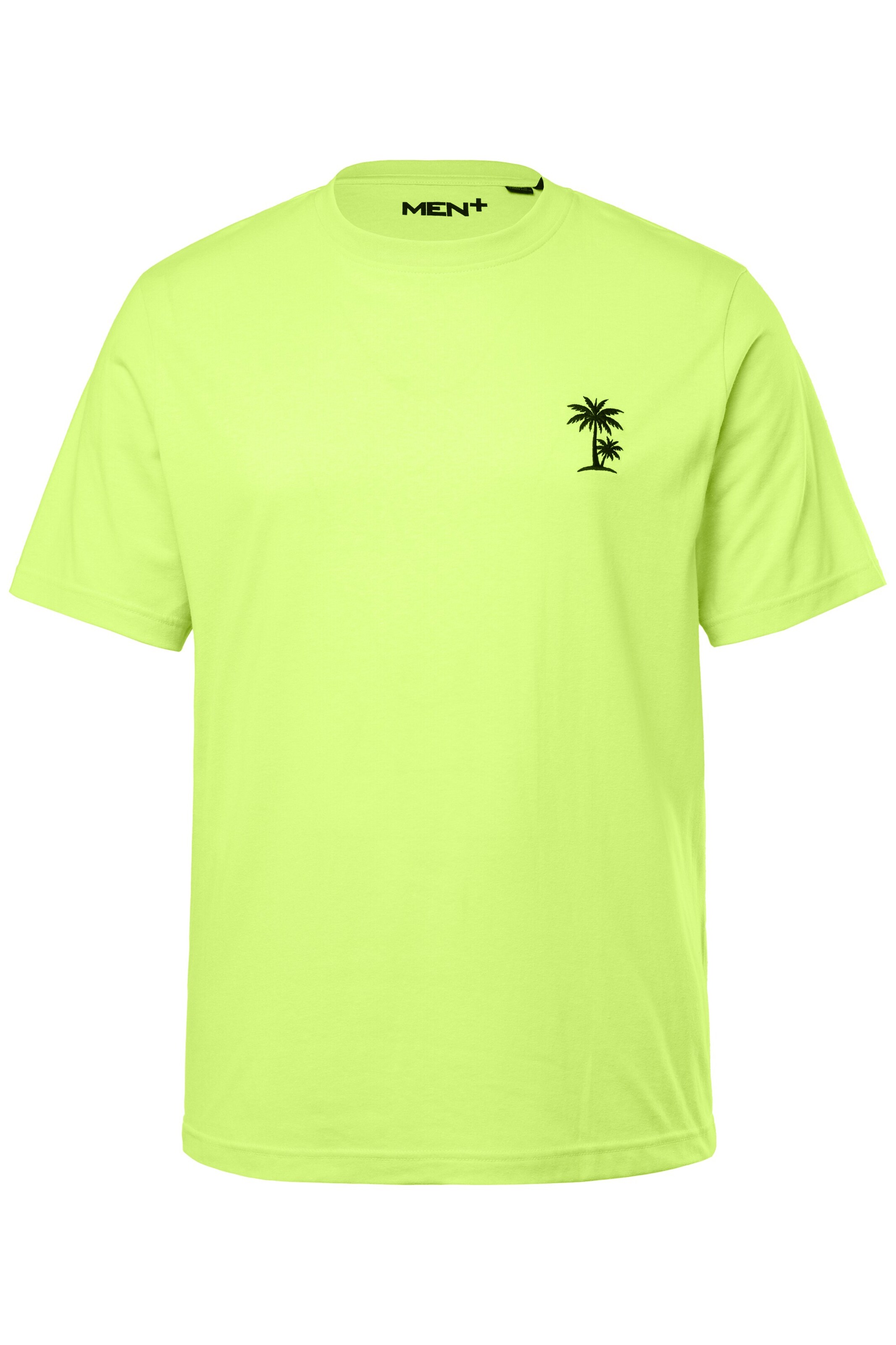 Men Plus Shirt in Yellow: front