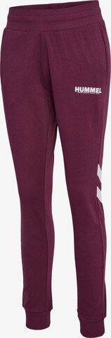 Effilé Pantalon de sport Hummel en violet