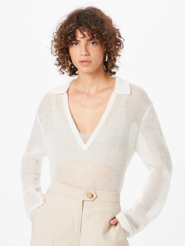 WEEKDAY Sweater 'Tindra' in White: front