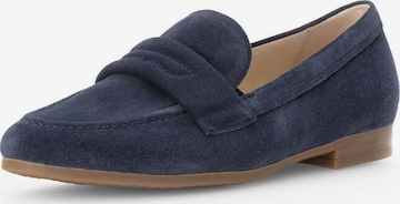 GABOR Classic Flats in Blue: front