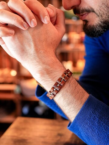 La Moda Me Armband 'Tor' in Braun