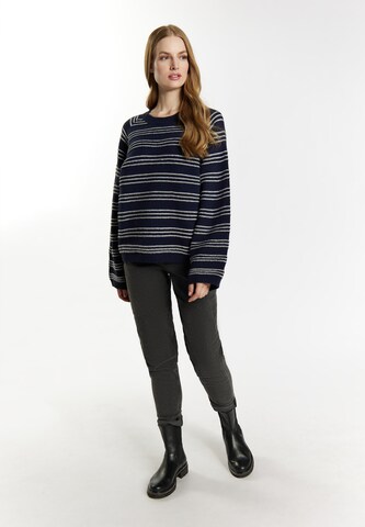 DreiMaster Vintage - Pullover 'Altiplano' em azul