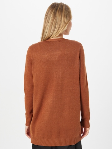 ONLY Knit Cardigan 'Lesly' in Brown