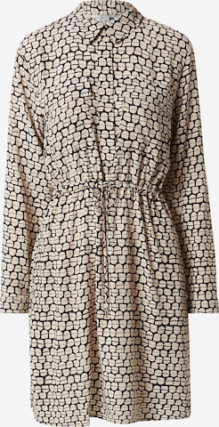 comma casual identity Shirt Dress in Beige: front