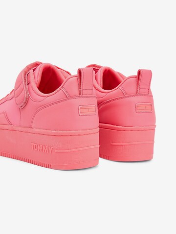 Tommy Jeans Platform trainers 'Hook And Loop' in Pink