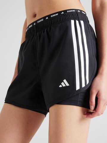 ADIDAS PERFORMANCE Slim fit Workout Pants 'Own The Run' in Black