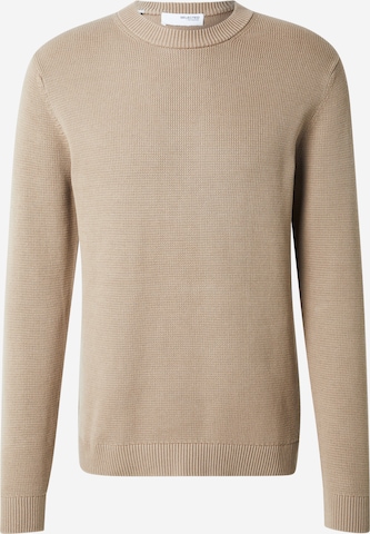 Pullover 'SLHDane' di SELECTED in beige: frontale