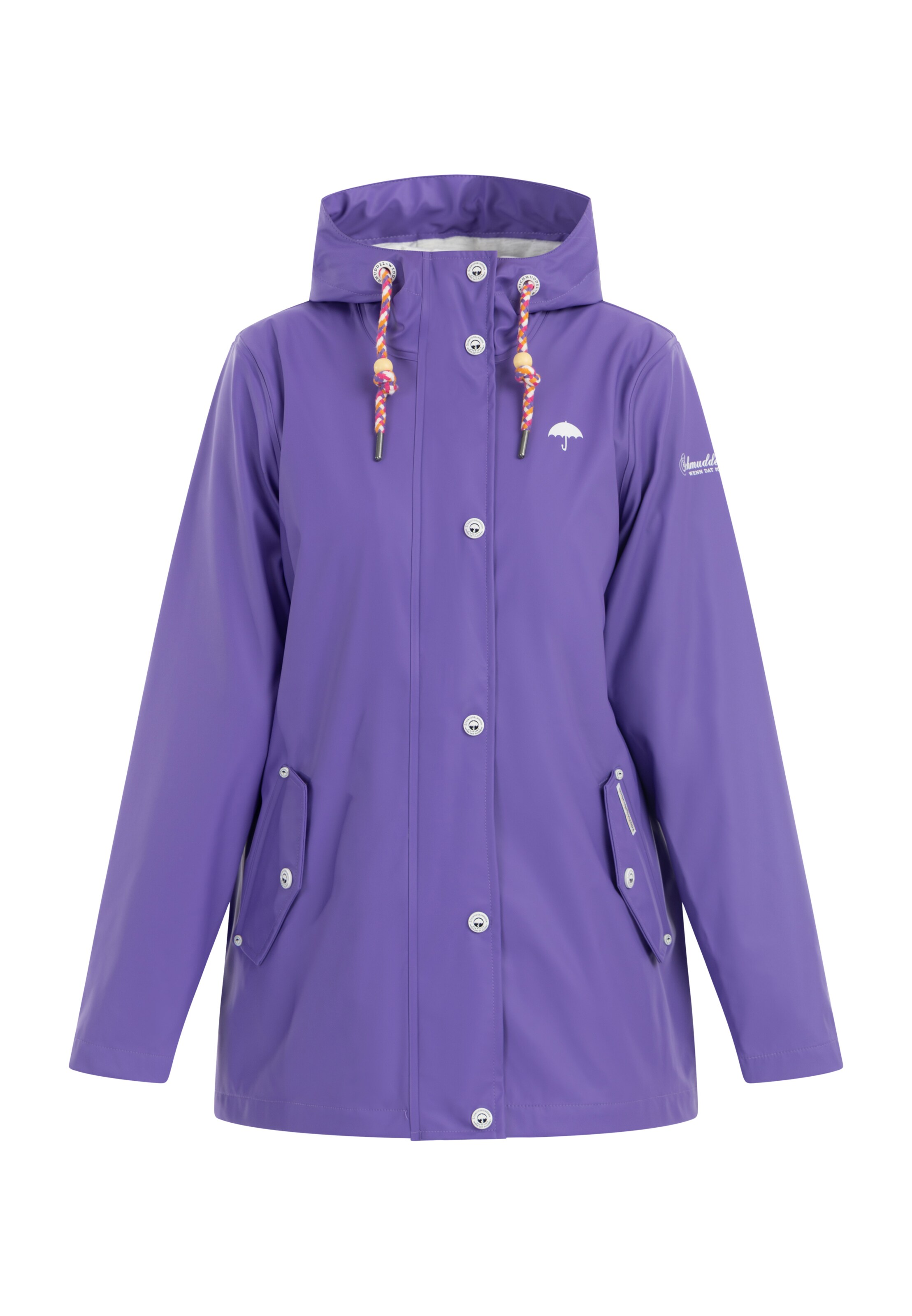 Schmuddelwedda Функционално яке в лилав: отпред