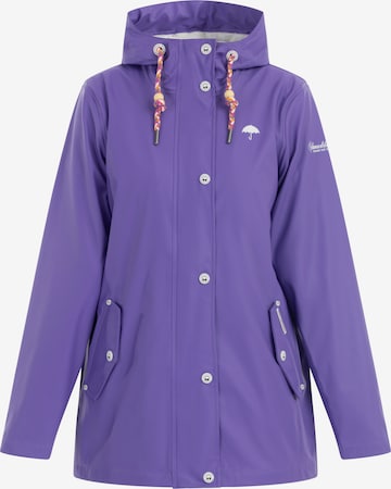 Veste fonctionnelle Schmuddelwedda en violet : devant