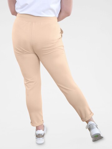 Regular Pantalon Navigazione en beige