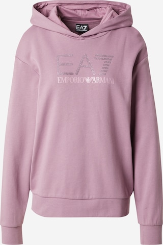 EA7 Emporio Armani Dressipluus, värv roosa: eest vaates