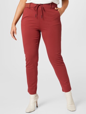 Regular Pantalon ONLY Carmakoma en rouge : devant