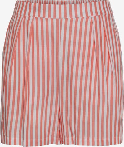 PIECES Pleat-Front Pants 'Korah' in Coral / natural white, Item view