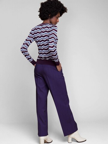 4funkyflavours Regular Pleated Pants 'First Time Around' in Blue